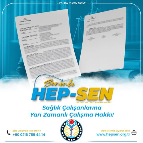 Sağlık Çalışanlarına Yarı Zamanlı Çalışma Hakkı 